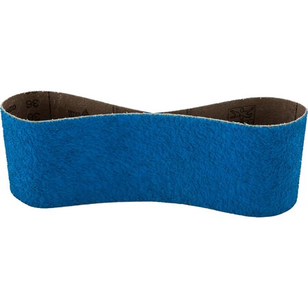 Pferd Portable Belt, 4 in W, 24 in L, 36 Grit, Coarse, VICTOGRAIN-COOL 49402